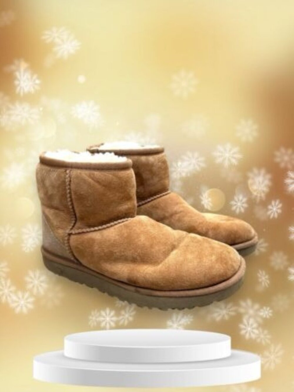 UGG Tan Classic Women's Boots Size 7 Suede Chestnut  US  38 EU 5.5 UK